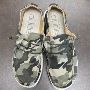 Hey Dude Camouflage Slip-On Shoes
